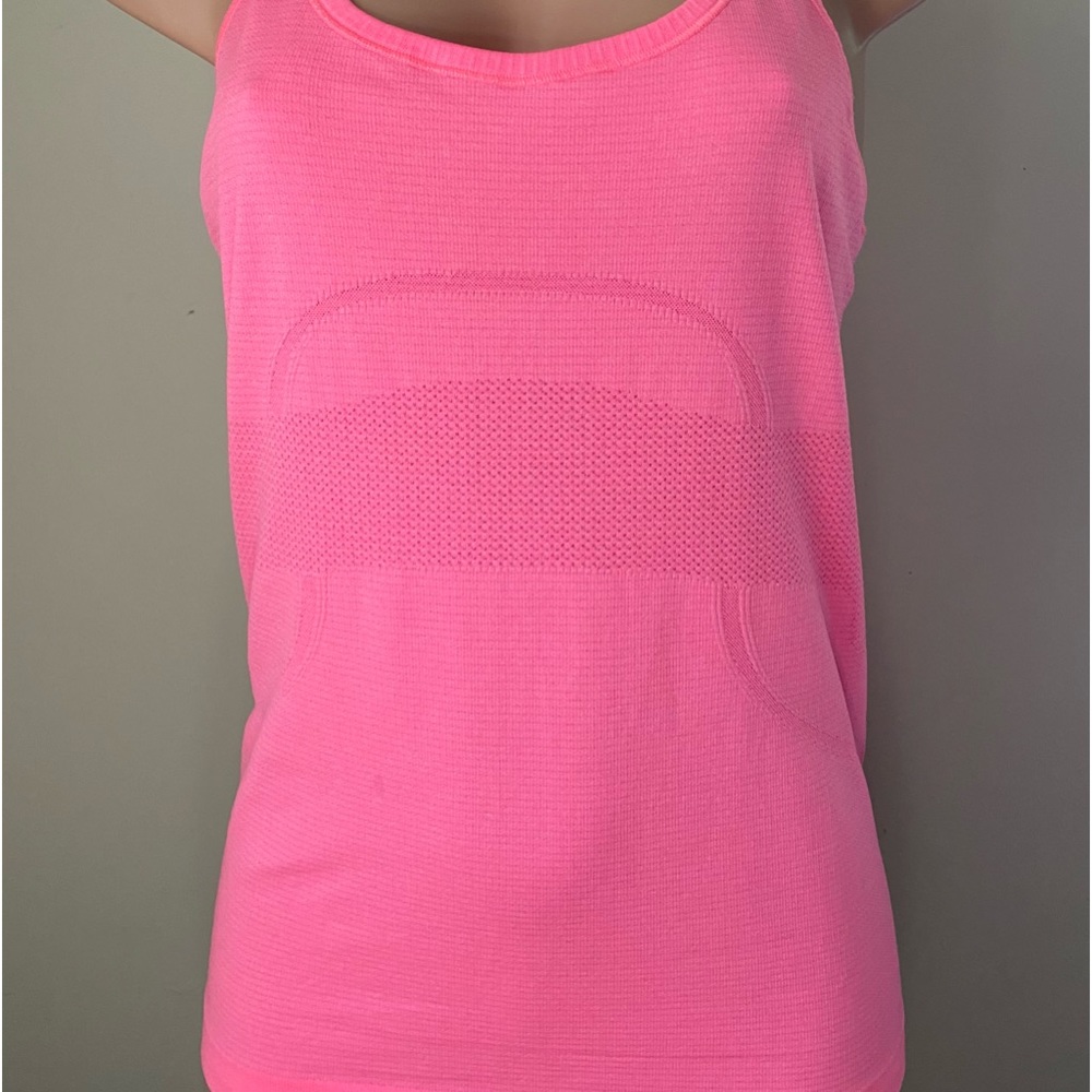 NWOT Lululemon Pink Swiftly Tech Racerback Shirt Size 10 - Picture 4 of 13